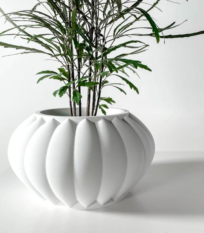 Bunos 3D Pflanztopf – Skulpturales Design für stilvolle Pflanzenpräsentation