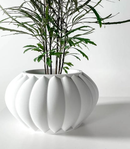 Bunos 3D Pflanztopf – Skulpturales Design für stilvolle Pflanzenpräsentation
