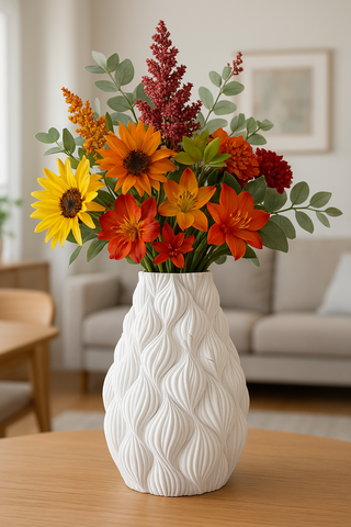 Vase „Ripple“ – Skulpturales Design trifft auf organische Eleganz
