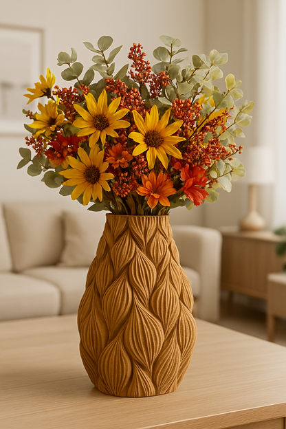 Vase „Ripple“ – Skulpturales Design trifft auf organische Eleganz