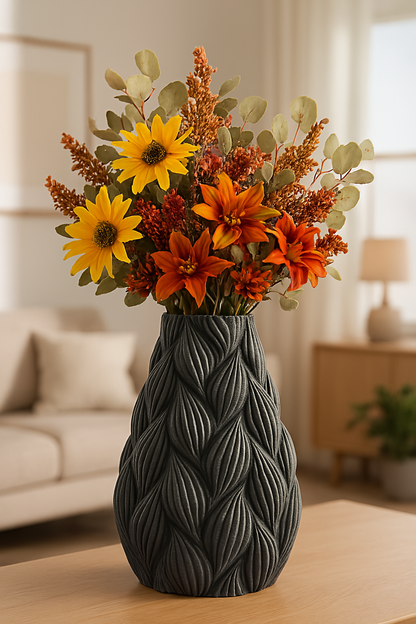 Vase „Ripple“ – Skulpturales Design trifft auf organische Eleganz