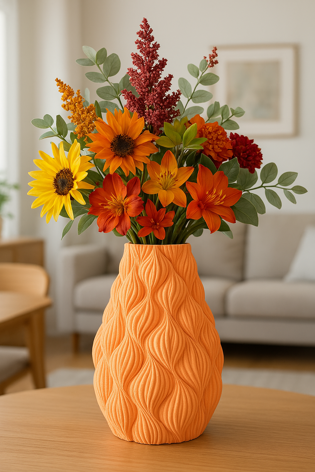 Vase „Ripple“ – Skulpturales Design trifft auf organische Eleganz