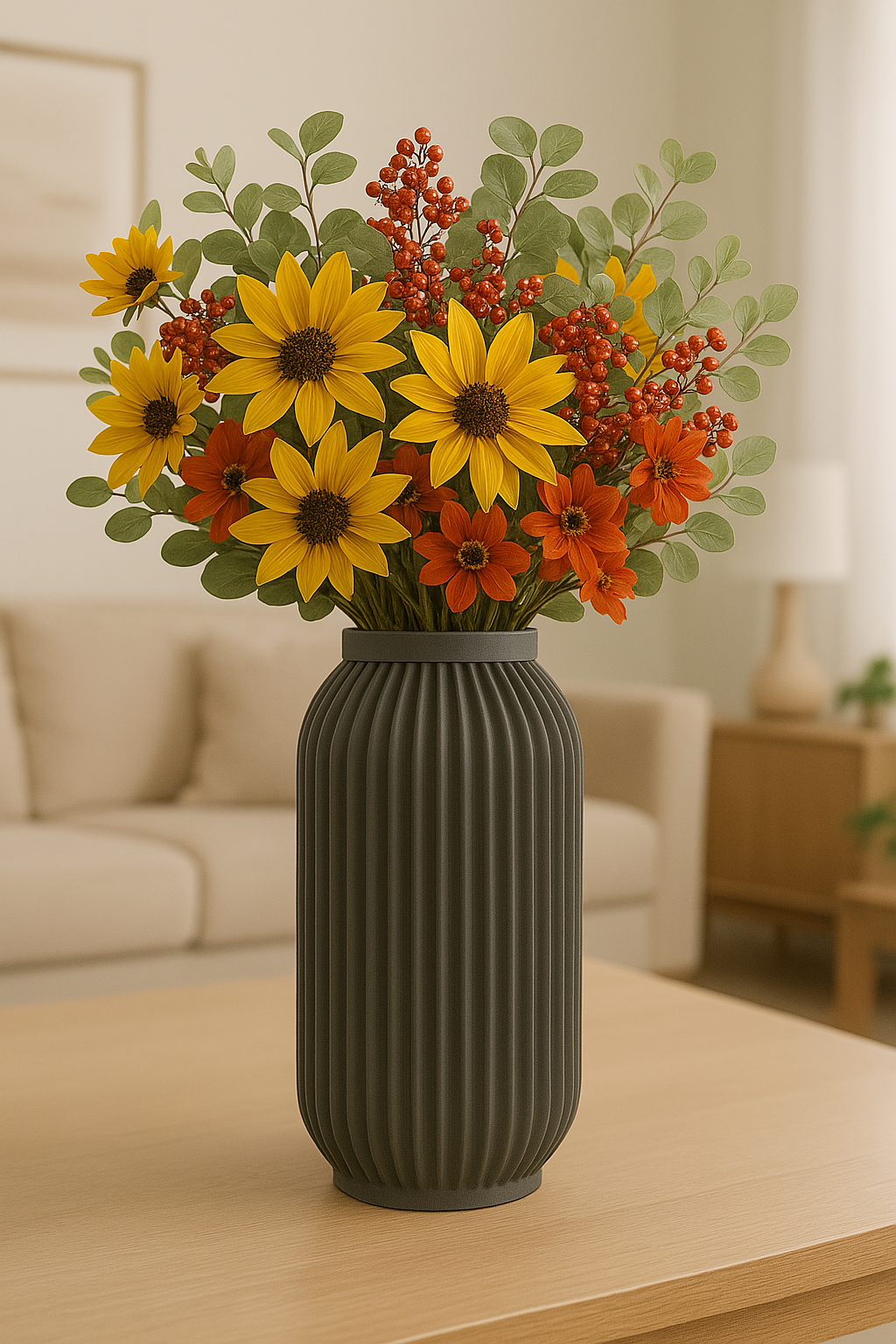 Vase „Yao“ – Eleganz in Struktur
