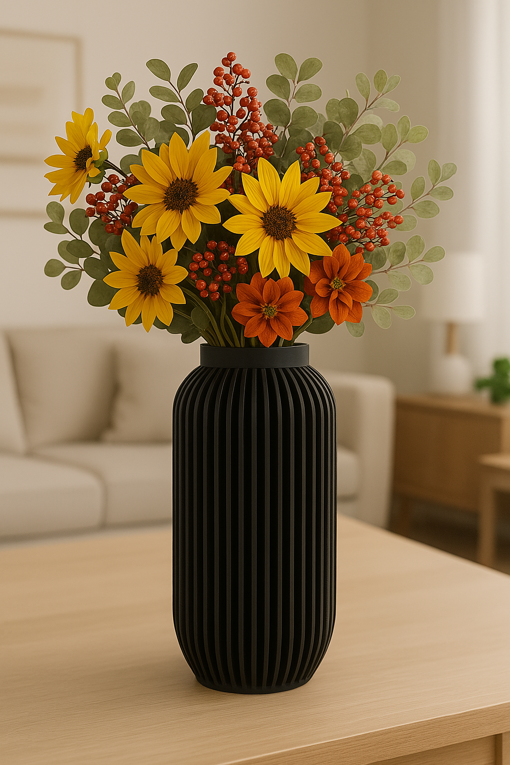 Vase „Yao“ – Eleganz in Struktur