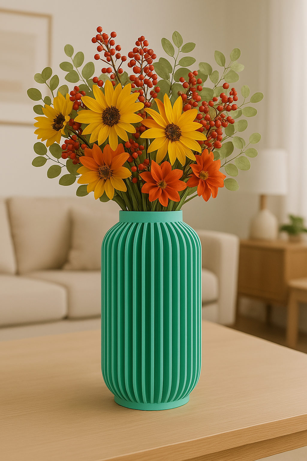 Vase „Yao“ – Eleganz in Struktur