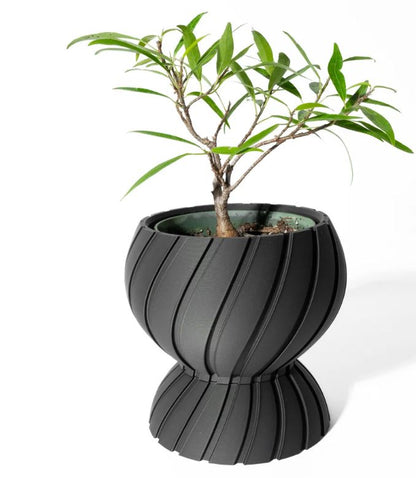 Der Maki – Zeitloser 3D-Pflanztopf mit dynamischer Spiralstruktur