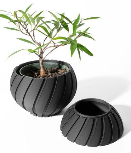 Der Maki – Zeitloser 3D-Pflanztopf mit dynamischer Spiralstruktur