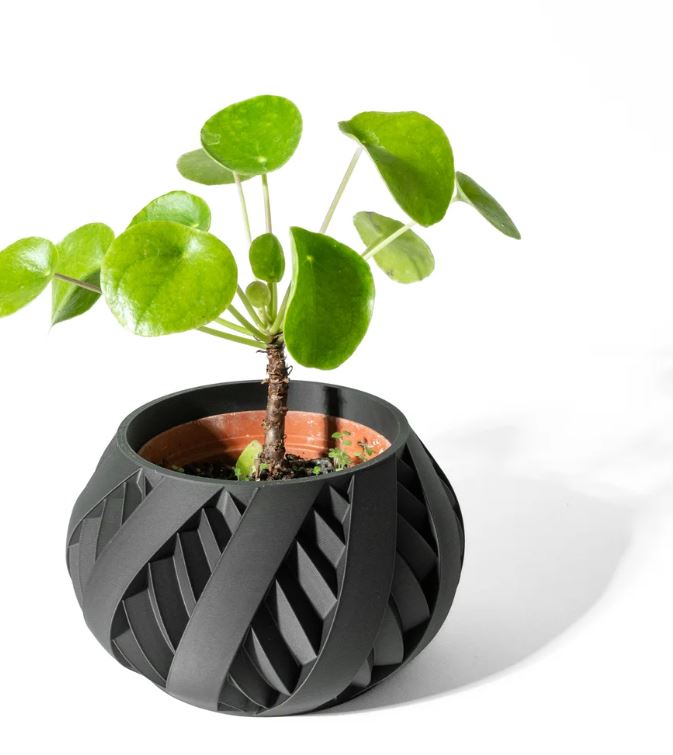Der Silvo – 3D-Pflanztopf mit spiralförmiger Dynamik