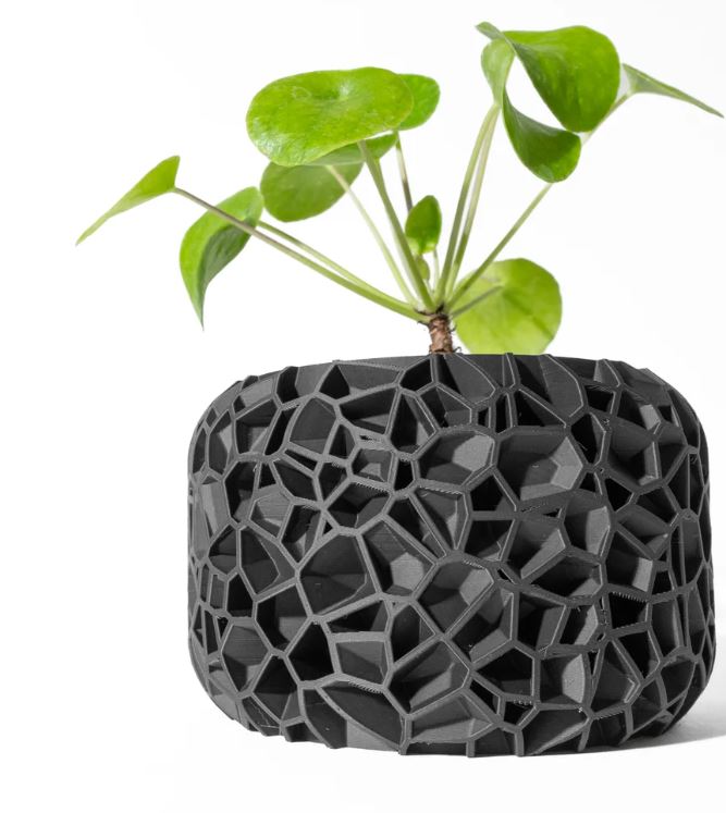 Der Vori – Organischer 3D-Pflanztopf im Voronoi-Look