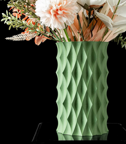 Vase „Diamond Flower Vase“ – Facettenreiche Eleganz für Ihr Zuhause