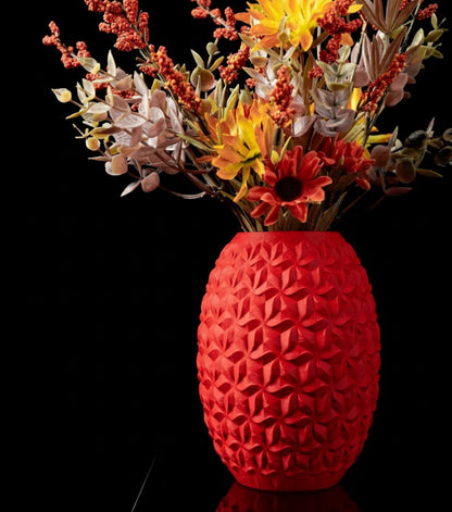 Vase „Distar Flower Vase" – Geometrische Harmonie