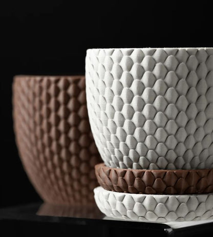 Dragonscale – 3D-Pflanztopf mit drachenstarker Struktur