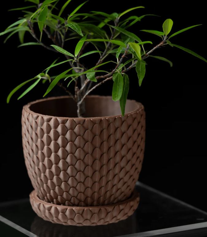 Dragonscale – 3D-Pflanztopf mit drachenstarker Struktur