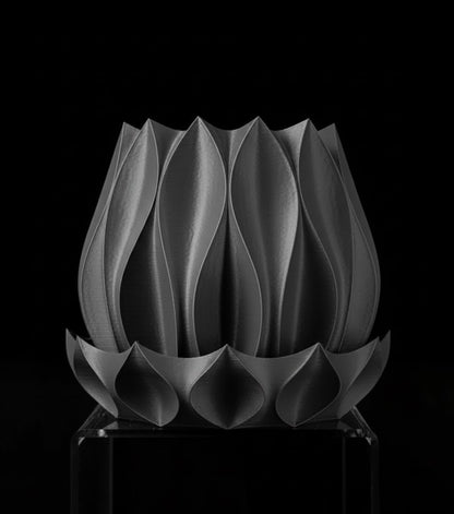 Abyssal Planter Pot 2 Die skulpturale Wellen Schale 3D-Pflanztopf