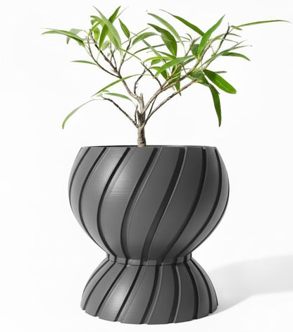 Der Maki – Zeitloser 3D-Pflanztopf mit dynamischer Spiralstruktur