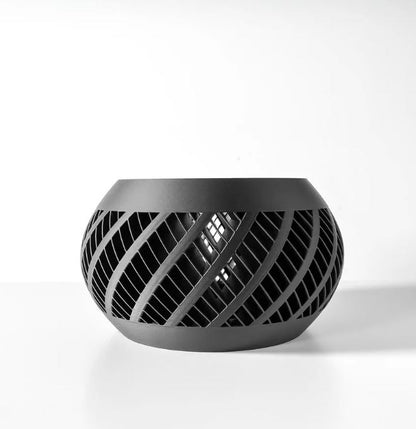 Elvik 3D Orchideen-Pflanztopf – Spiraldynamik für stilvolles Pflanzenwachstum