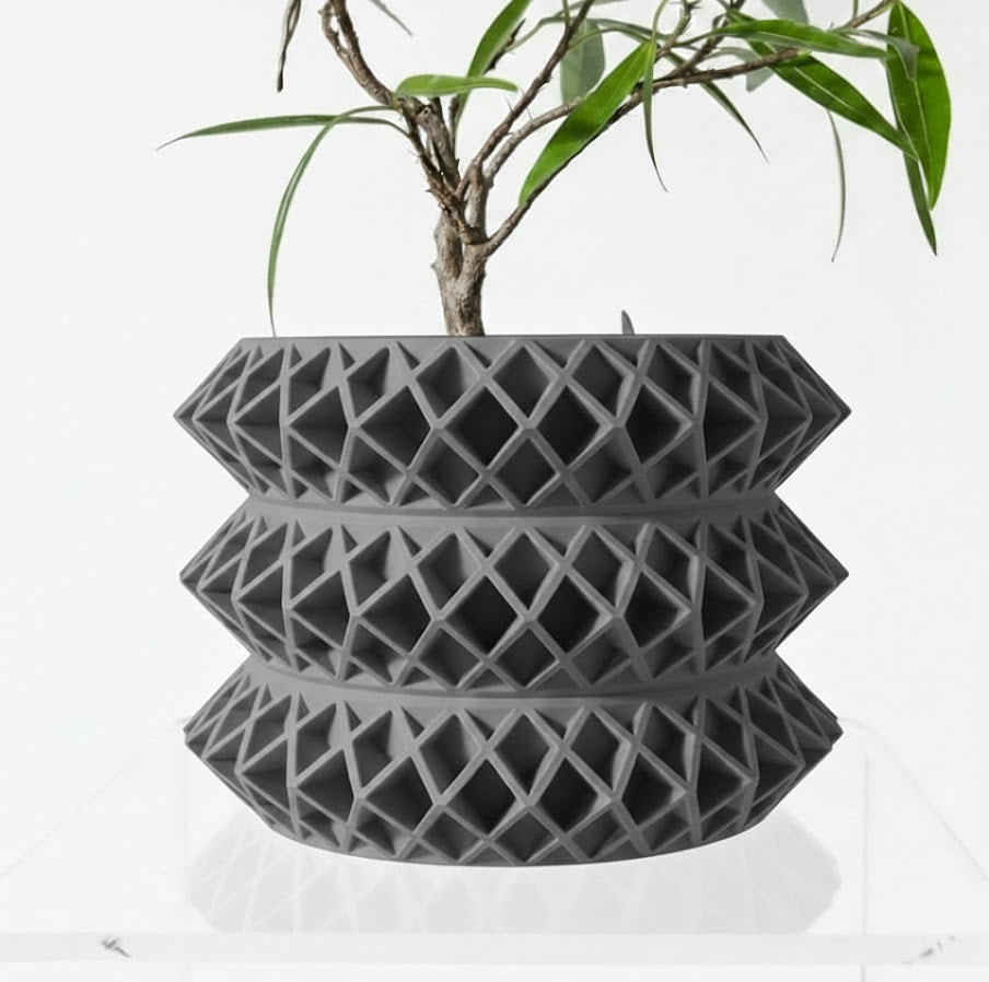 Der Tomo – 3D-Pflanztopf mit geometrischer Raffinesse