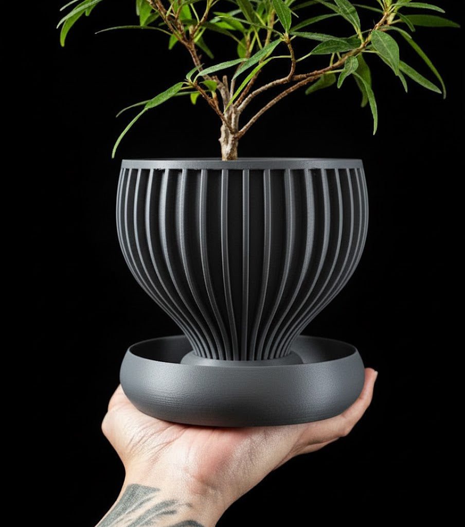 Yin 3D Pflanztopf – Design trifft auf Balance
