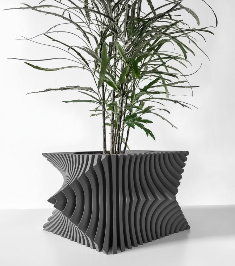 Anio – Der dynamisch verdrehte 3D Pflanztopf