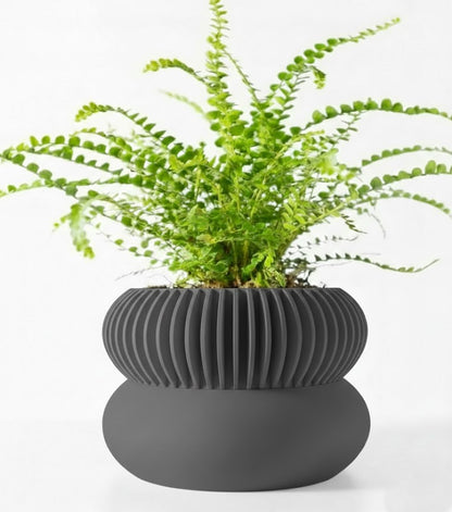 Der Elomi – 3D-Pflanztopf mit dynamischer Zweiteilung und skulpturaler Eleganz