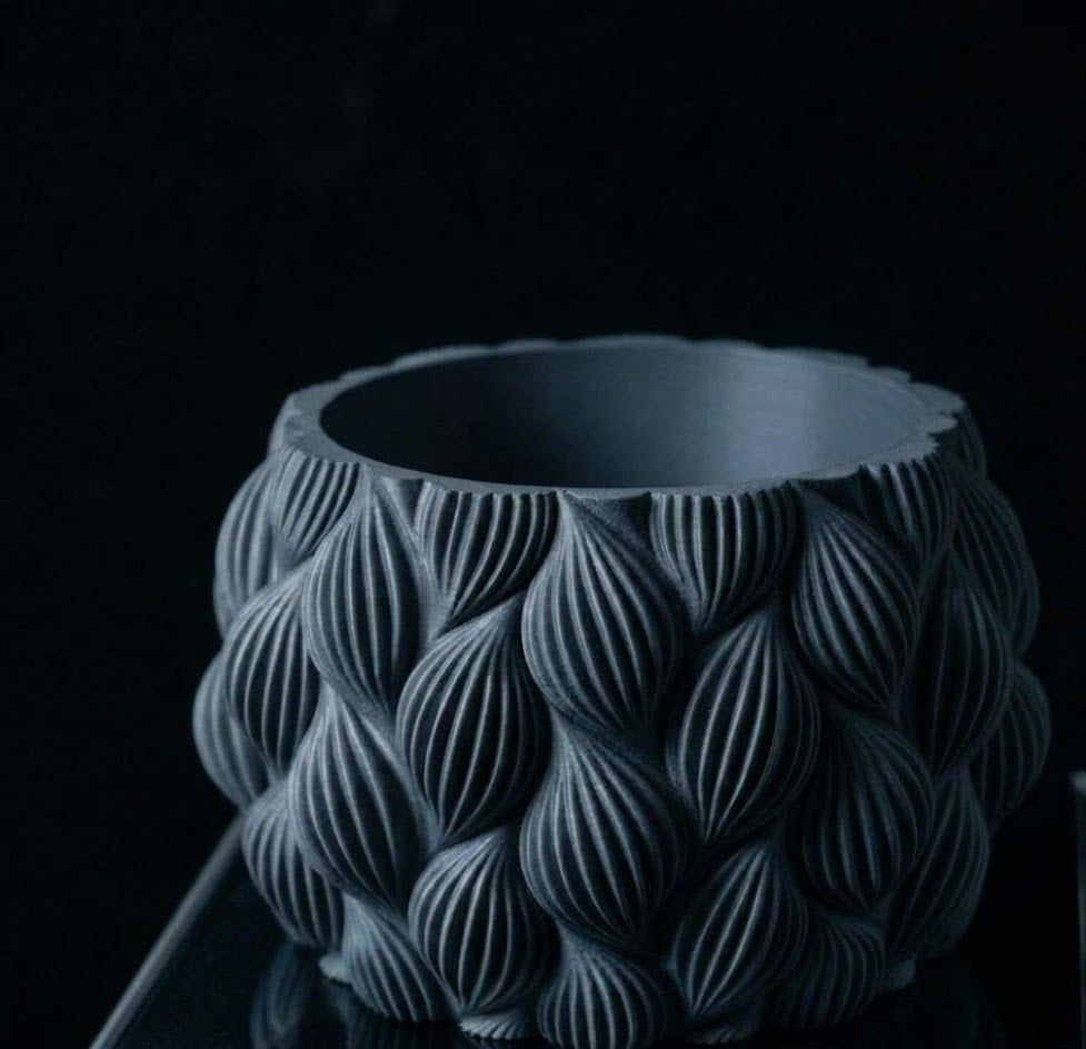 3D Pflanztopf „Ripple Planter“ – Wellen in Form und Struktur