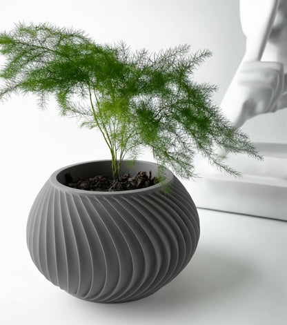 Caleth 3D Pflanztopf – Eleganz in Bewegung für deine Pflanzenwelt