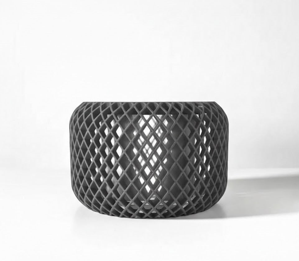 Ravik Pflanztopf – Technisch inspirierter 3D-Orchideentopf mit Mesh-Struktur