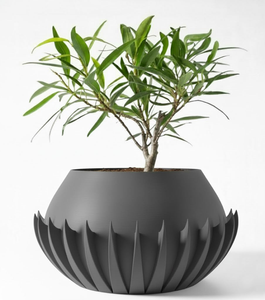 Der Lavis – Skulpturaler 3D-Pflanztopf mit dynamischer Bodenstruktur