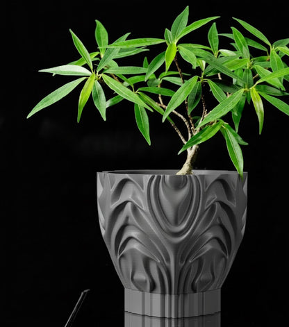 Corru Pflanztopf – Skulpturales 3D-Design für stilvolle Pflanzeninszenierung