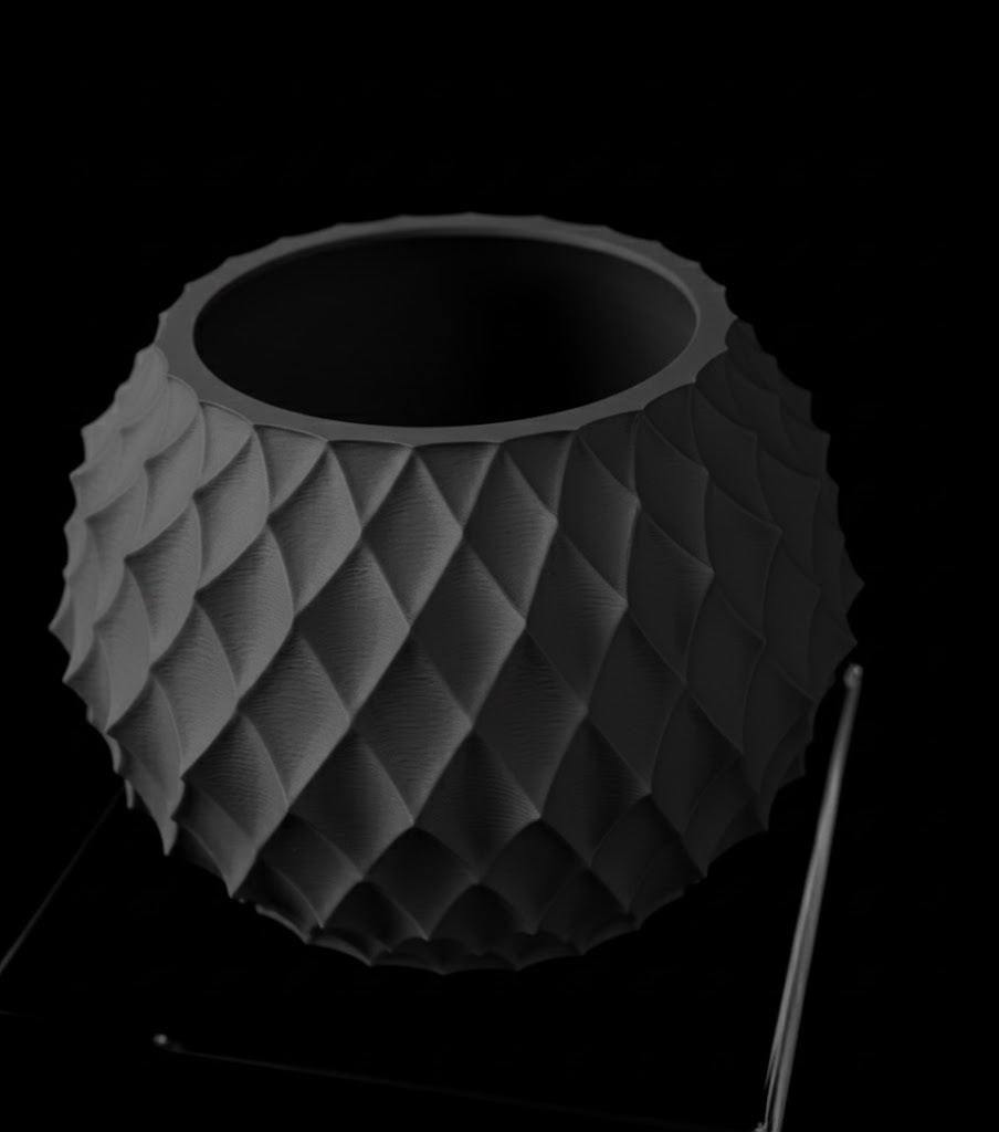 Diamond Planter Pot – Facettenreiches 3D-Design für moderne Pflanzeninszenierung