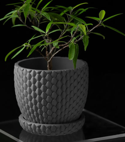 Dragonscale – 3D-Pflanztopf mit drachenstarker Struktur