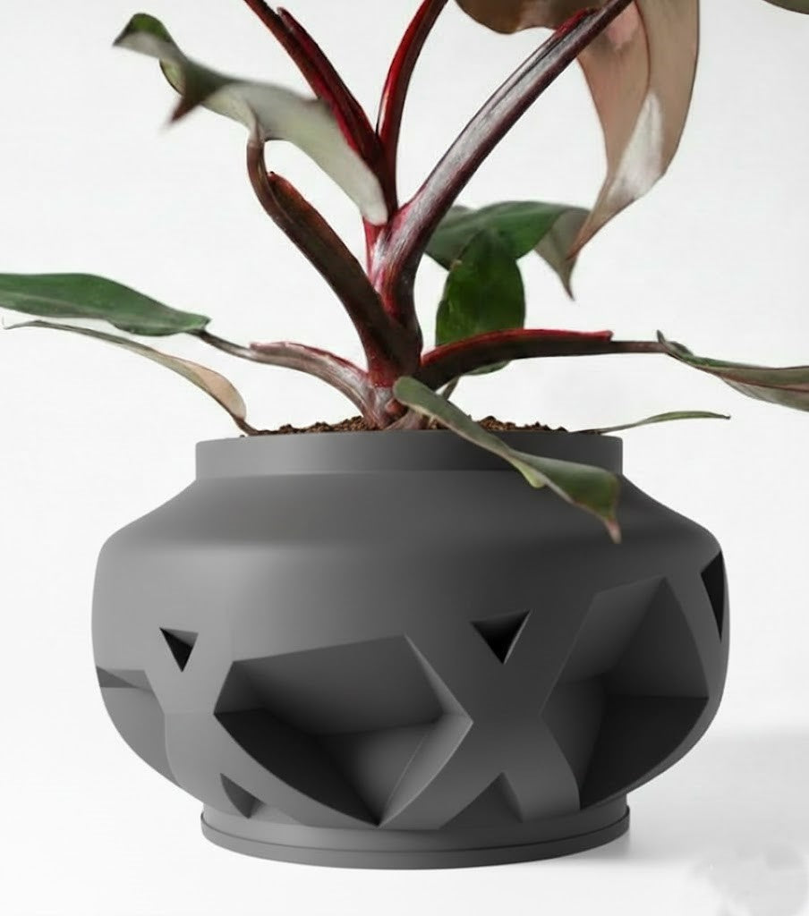 3D Pflanztopf „Nomio“ – Geometrie in perfekter Harmonie