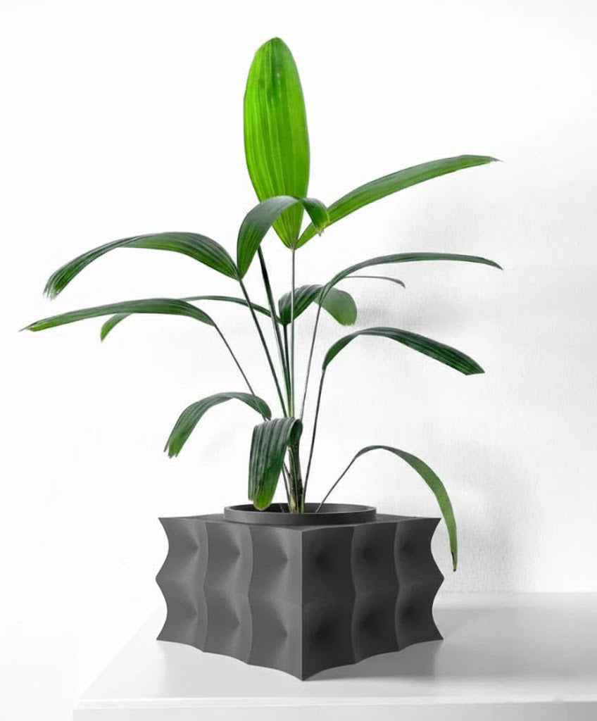 Averth Pflanztopf – Kubische Wellen mit Charakter