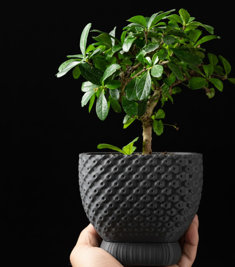 Connect Planter Pot – Strukturierte Eleganz im 3D-Design
