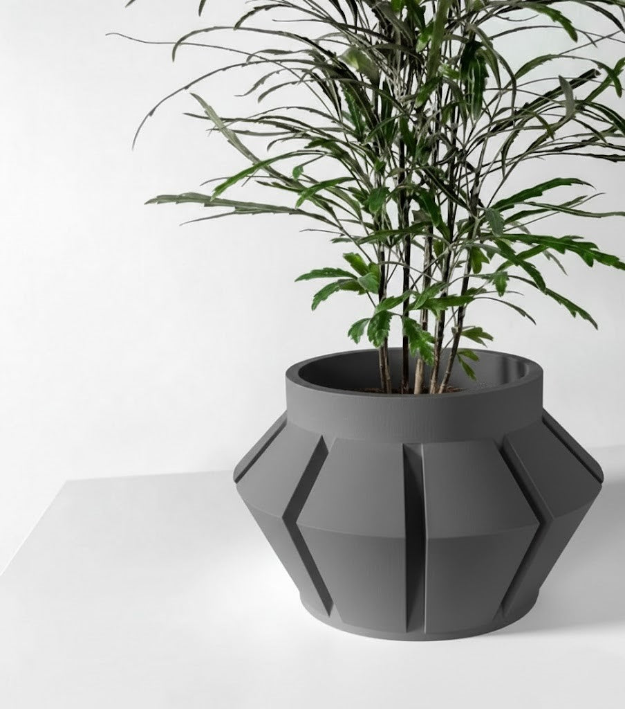 Erno 3D Pflanztopf – Geometrische Klarheit in innovativer Form