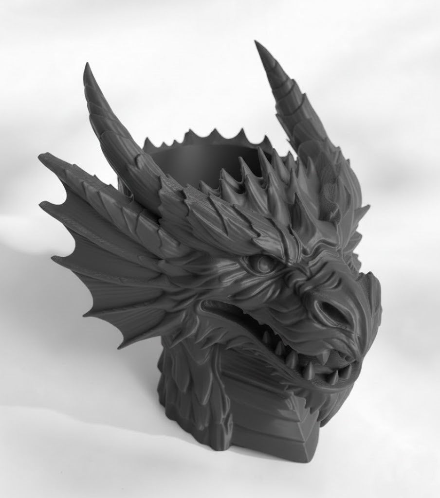 Drachen Pflanztopf – Mystik trifft modernes 3D-Design