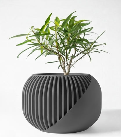 Der Narvo – 3D-Pflanztopf mit dynamischem Lamellen-Design