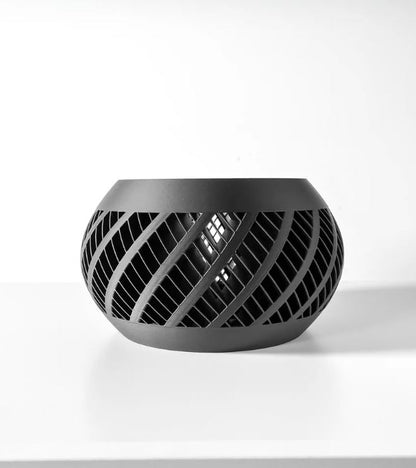 Elvik 3D Orchideen-Pflanztopf – Spiraldynamik für stilvolles Pflanzenwachstum