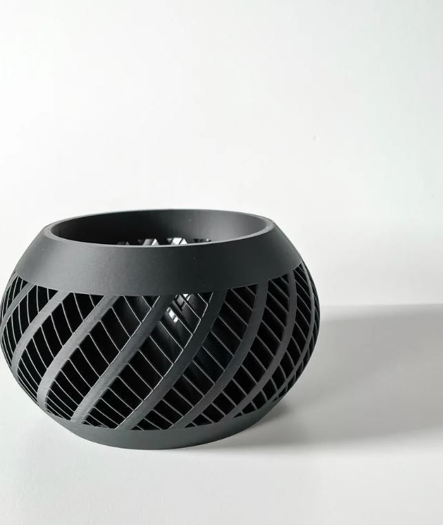 Elvik 3D Orchideen-Pflanztopf – Spiraldynamik für stilvolles Pflanzenwachstum