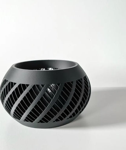 Elvik 3D Orchideen-Pflanztopf – Spiraldynamik für stilvolles Pflanzenwachstum