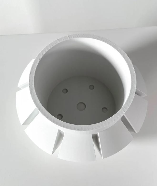 Erno 3D Pflanztopf – Geometrische Klarheit in innovativer Form