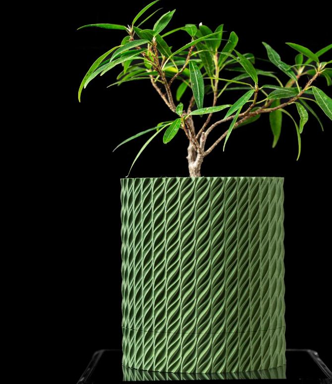 Flow Planter – Der spiraldynamische 3D-Pflanztopf