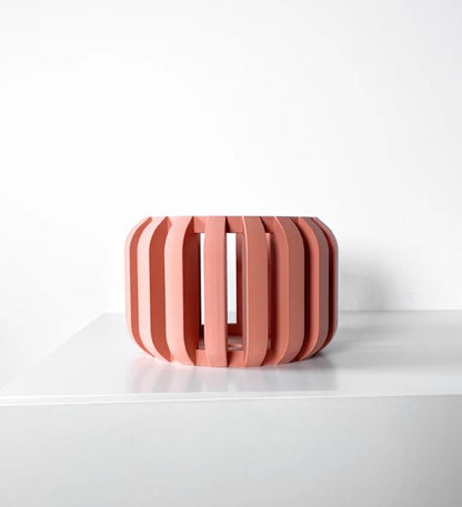Frenur Pflanztopf – Moderner 3D-Orchideentopf mit weicher Lamellenform und Belüftungssystem