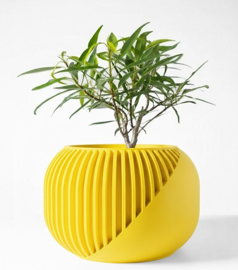 Der Narvo – 3D-Pflanztopf mit dynamischem Lamellen-Design