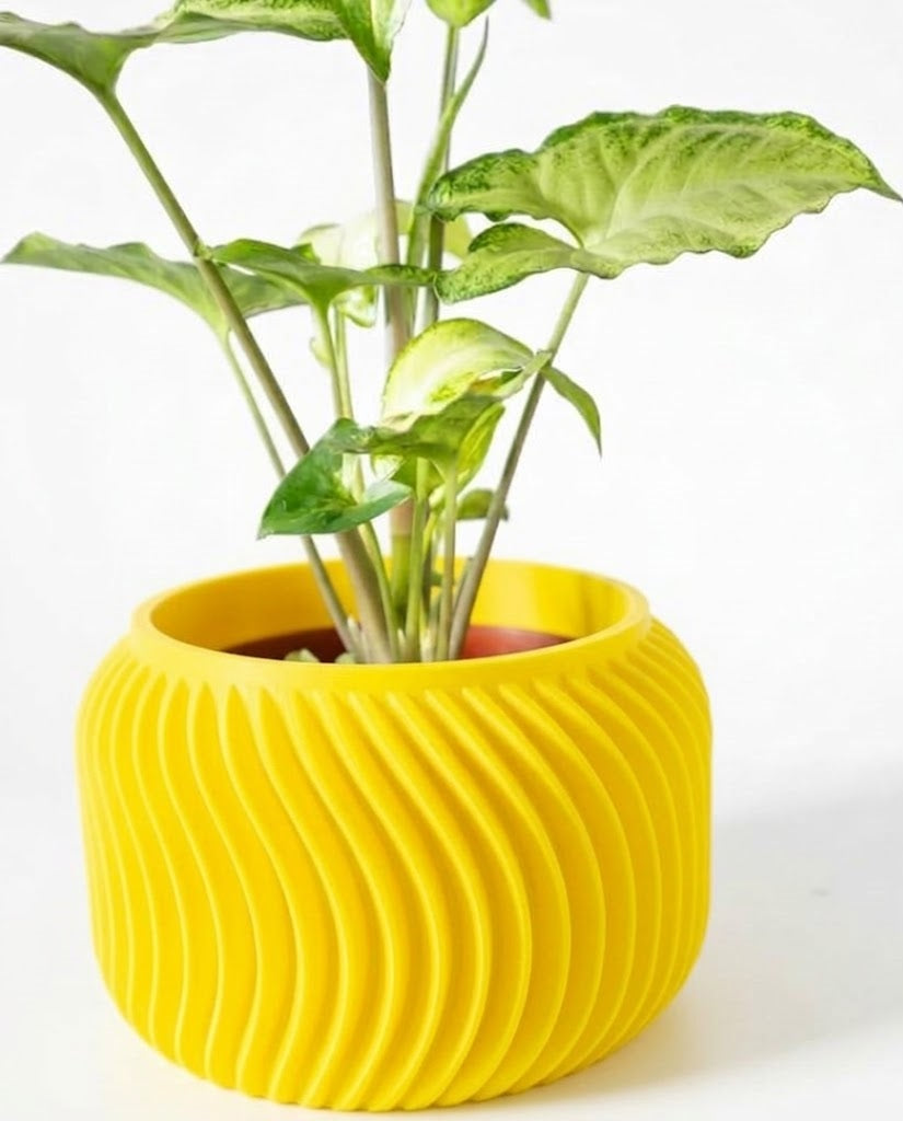 Vilex Pflanztopf – 3D-Design mit dynamischer Wellenstruktur