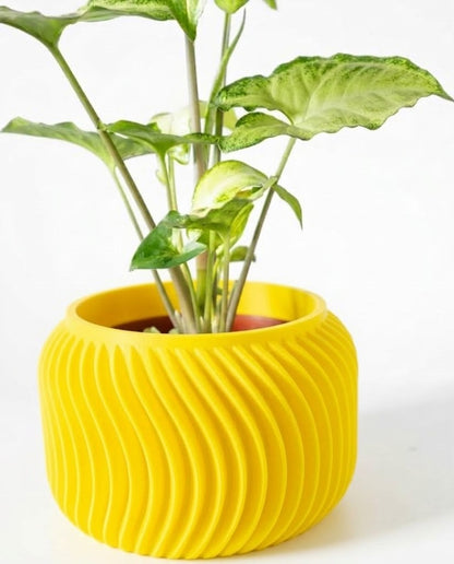 Vilex Pflanztopf – 3D-Design mit dynamischer Wellenstruktur