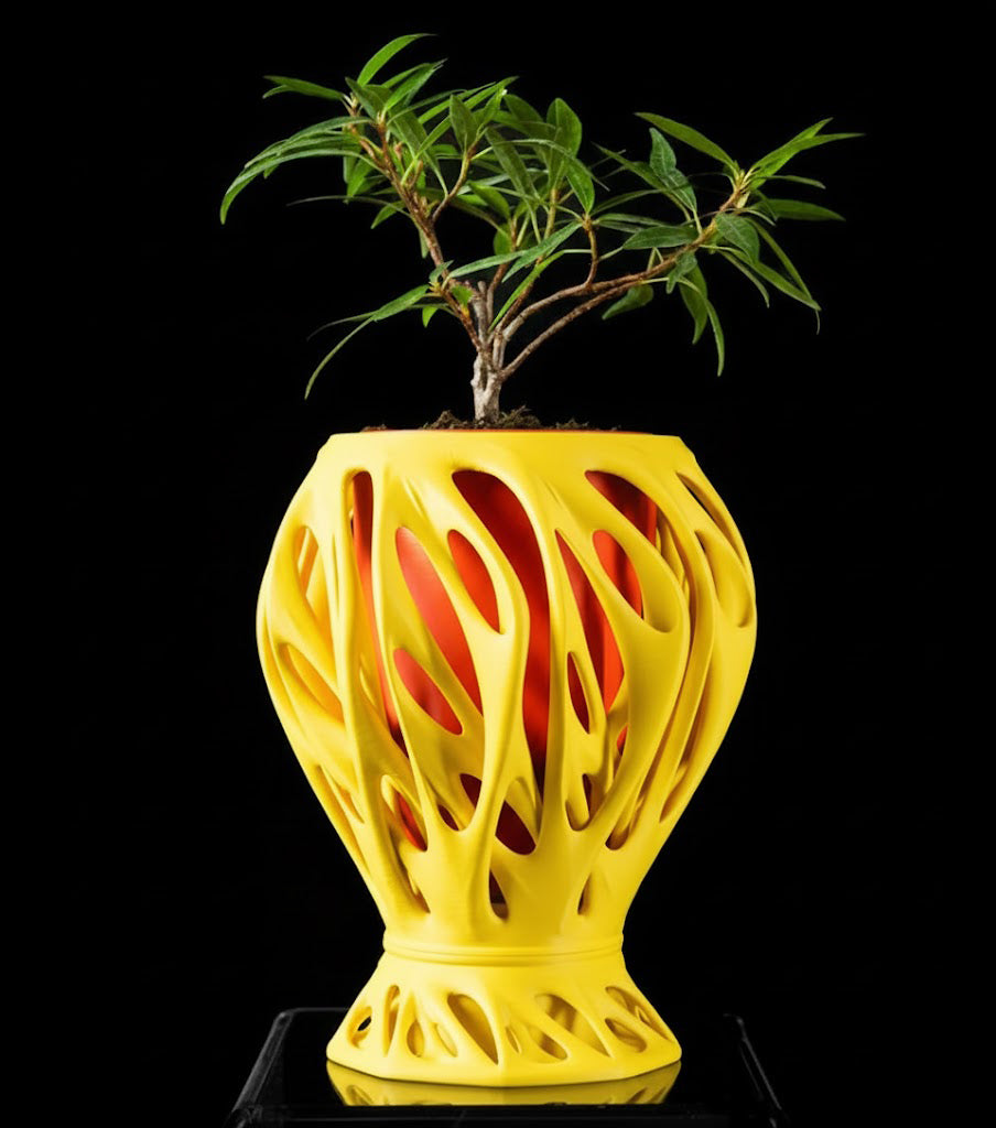 Mantis – Der organisch-geformte 3D Pflanztopf mit futurativem Look