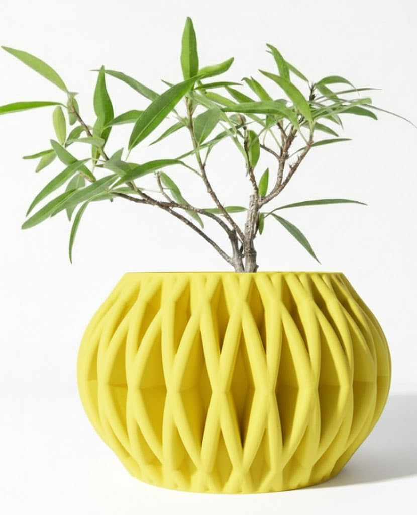 Der Maka – 3D-Pflanztopf mit dynamischer Gitterstruktur