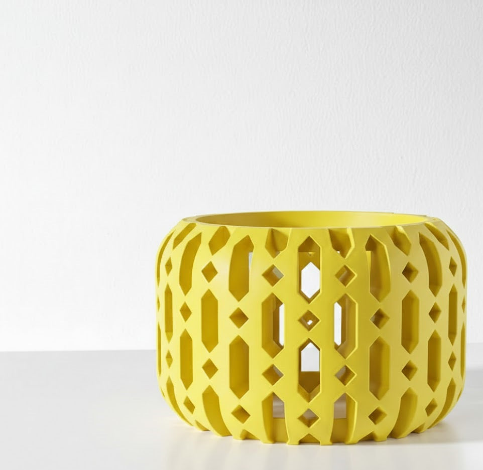 Ritar Pflanztopf – Geometrischer 3D-Orchideentopf mit facettenreicher Struktur und Belüftungsdesign