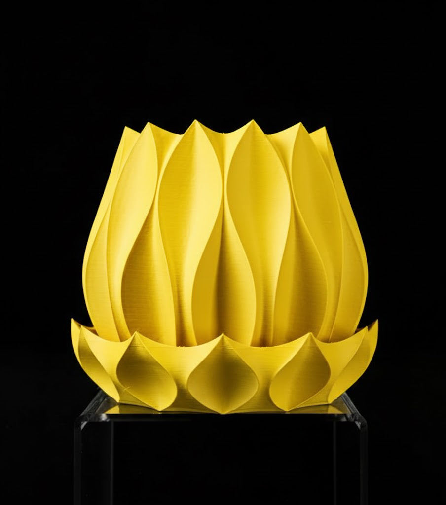 Abyssal Planter Pot 2 Die skulpturale Wellen Schale 3D-Pflanztopf